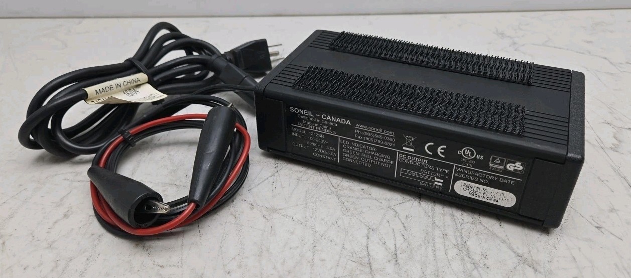 Soneil 12V 5A On Board Smart Charger For Power Wheelchair 1212SR Used LOT2
