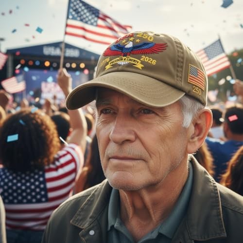 250th Anniversary Commemorative Embroidered Baseball Cap, Adjustable Cotton Hat