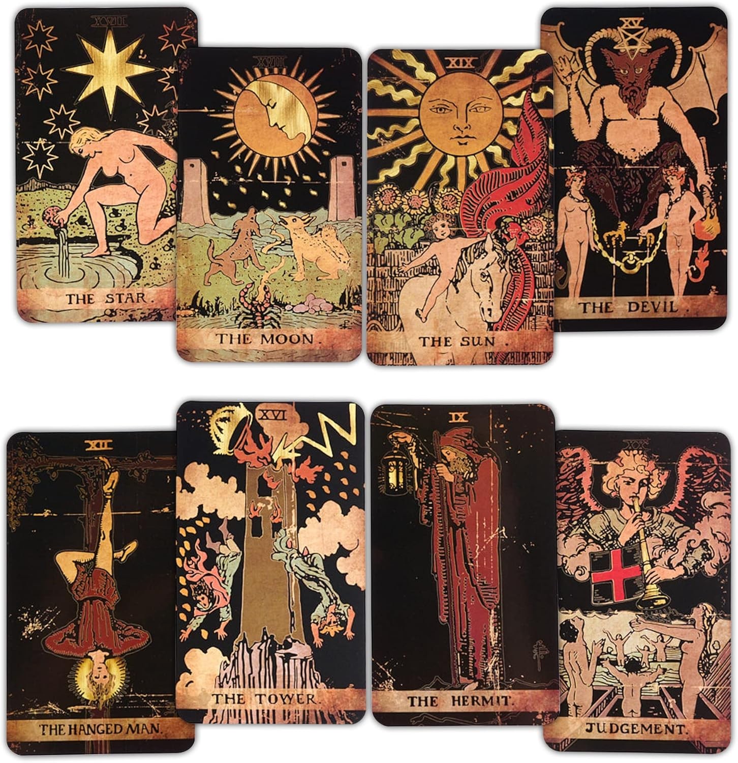 CRAFTERIAN Tarot Cards, 78-Card Deck, Original for Beginners & Experts...