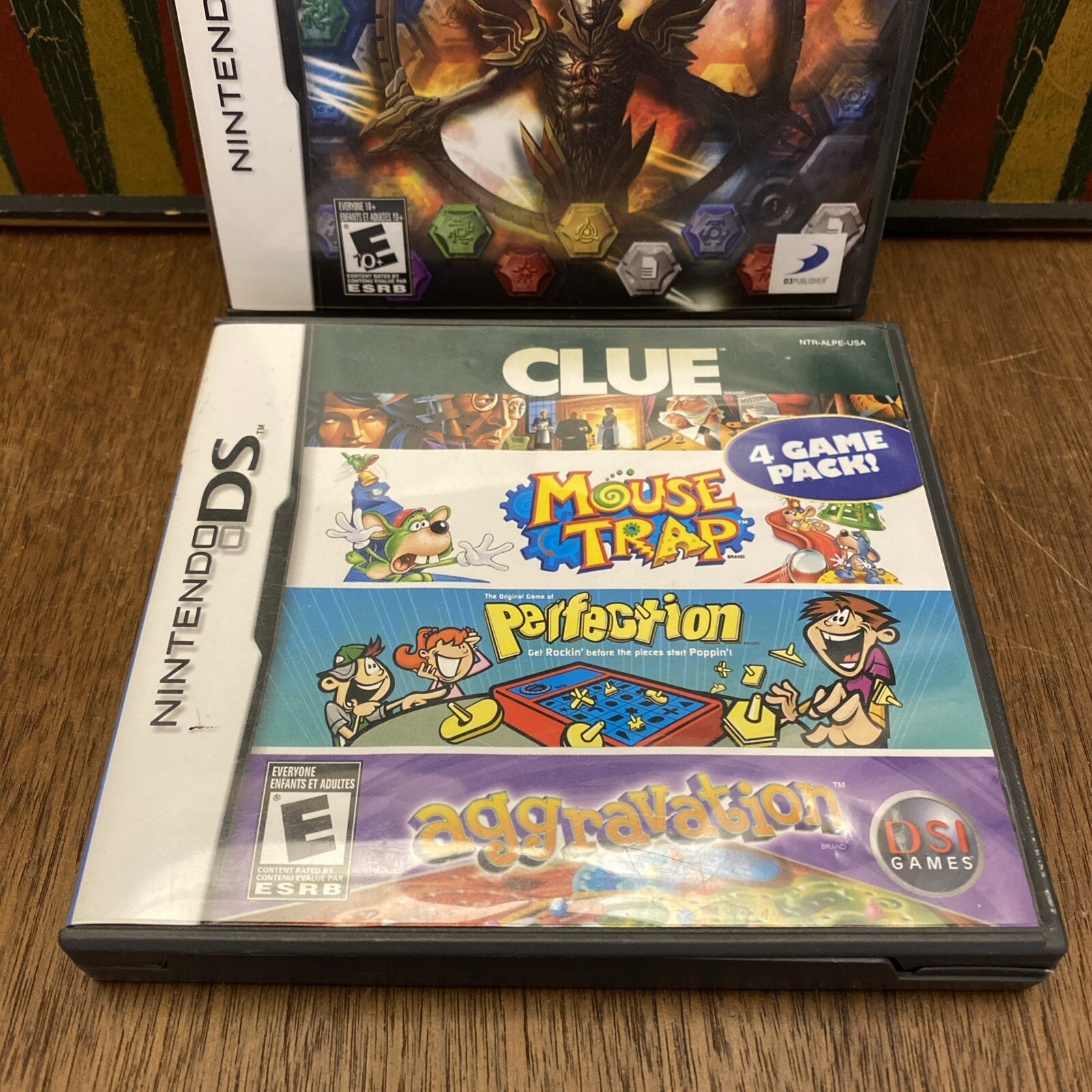 Nintendo DS Game CASES ONLY Galactrix Clue Mouse Trap Perfection Aggravation