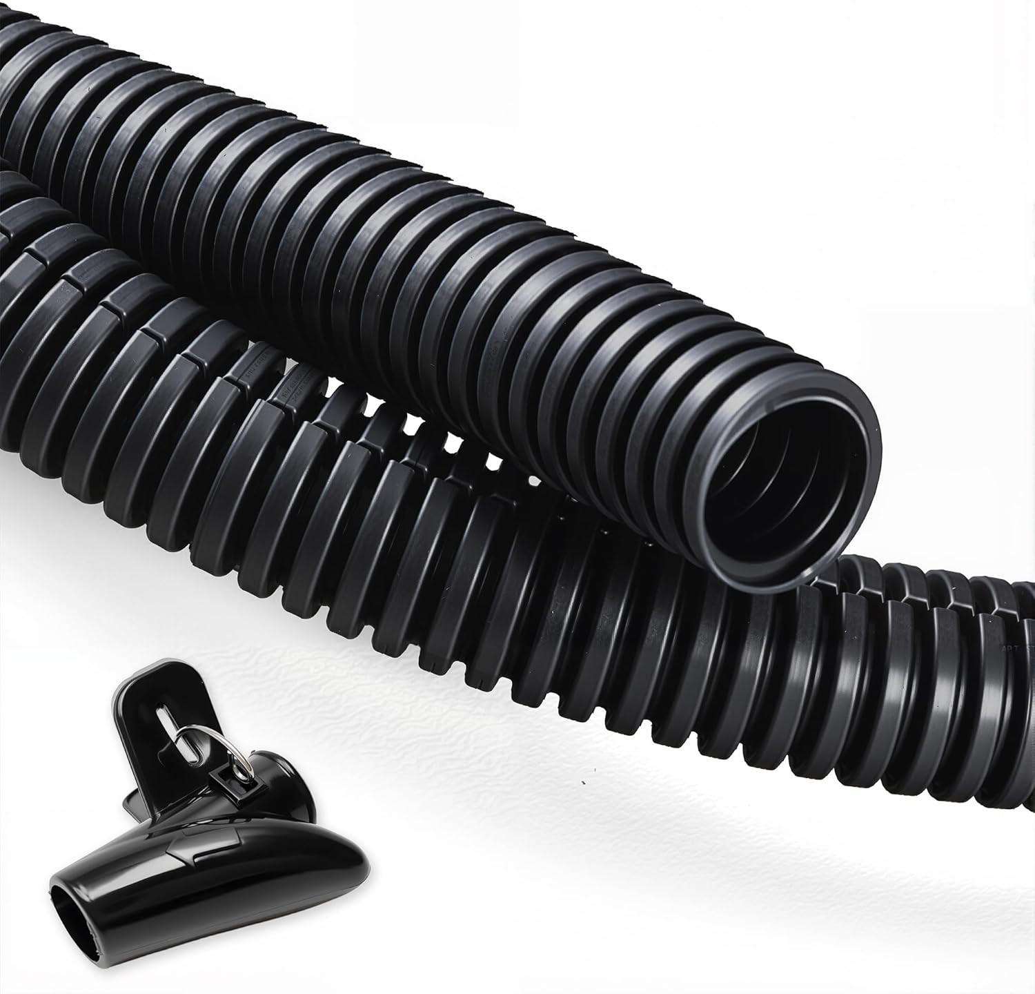 20FT 1/2” Wire Loom Split Tubing Auto Wire Conduit Flexible Cover | High Tempera
