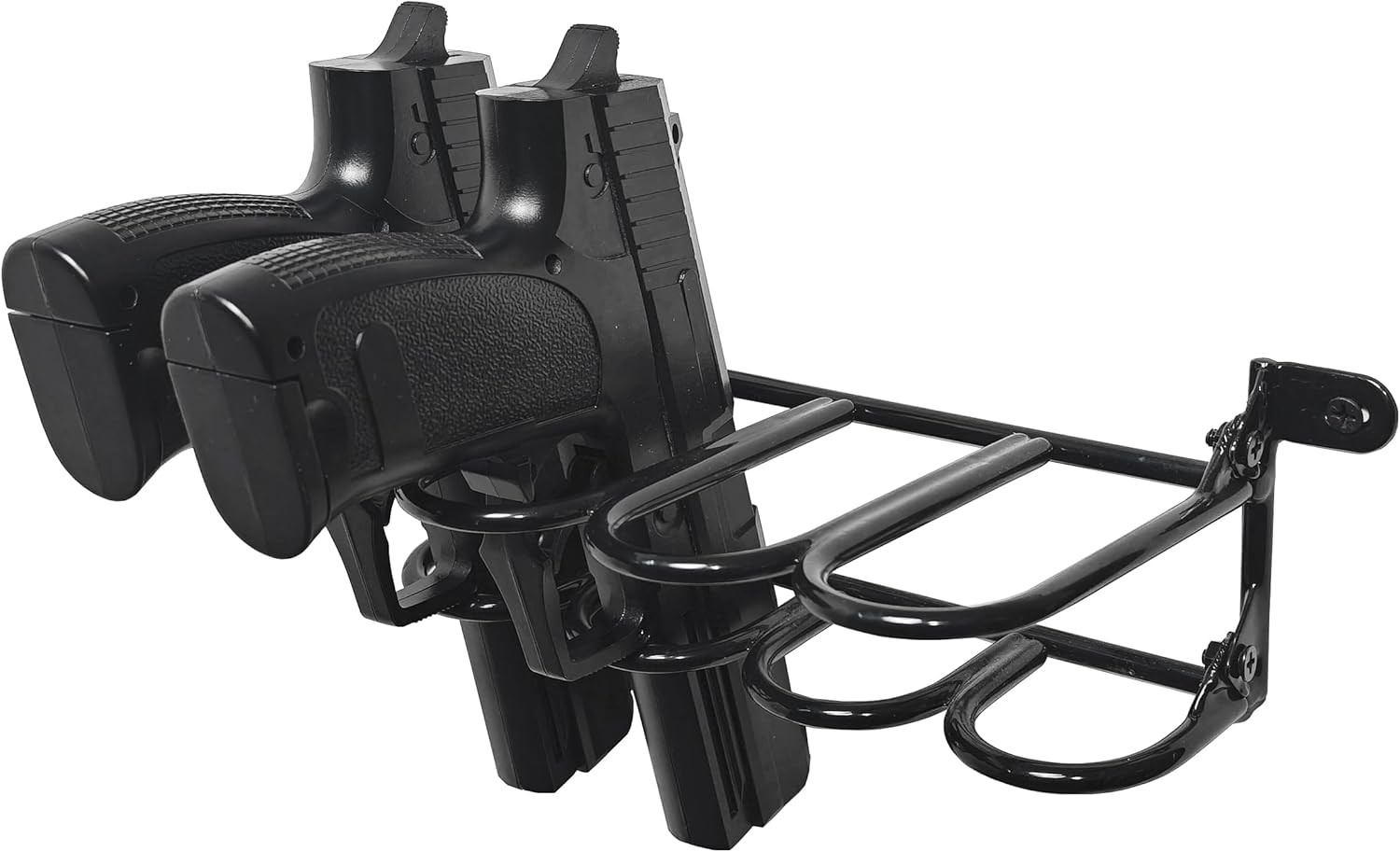 Wall-Mounted Pistol Holder - Firearm Storage and Display Rack