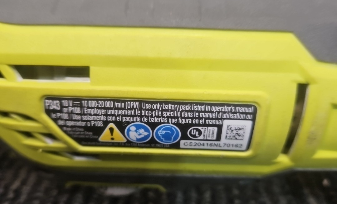 Ryobi 18V ONE+ 5-Tool Combo Kit with Tool Bag