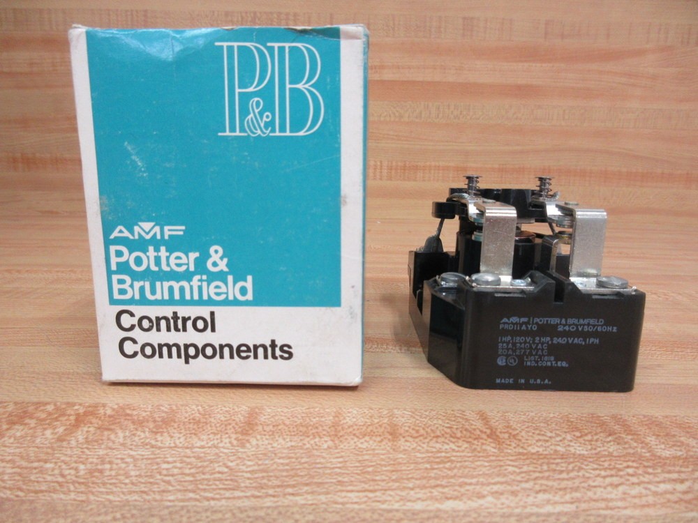 AMF Potter & Brumfield PRD11AYO-240 Relay PRD11AY0-240