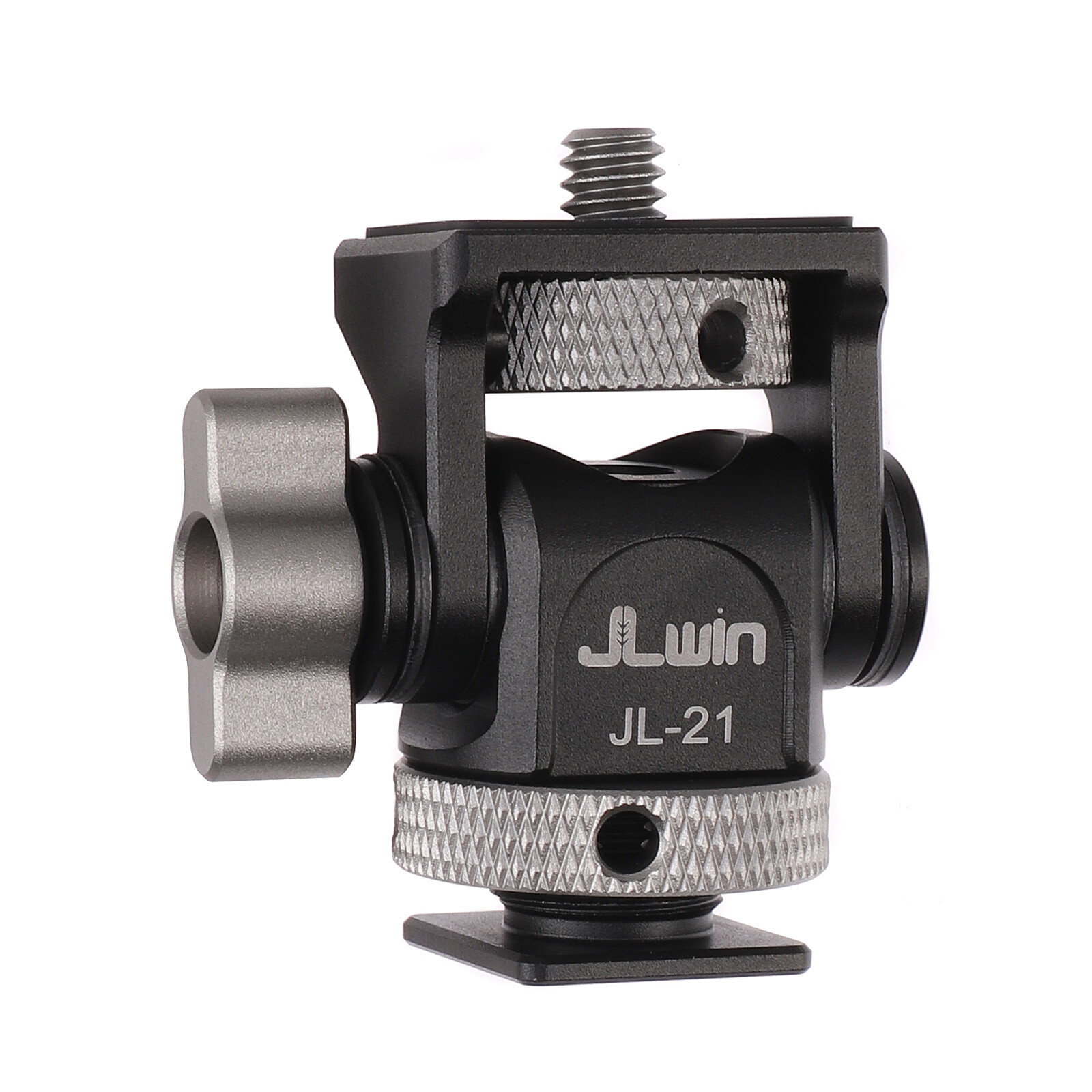 Swivel & Tilt Holder Adjustable Monitor Mount with Cold Shoe for 5" & 7" Monitor
