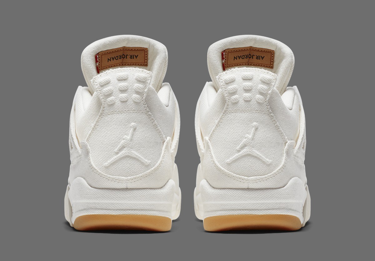 Jordan 4 Retro x Levis White Denim 2018 Size US 7-12 (MEN)