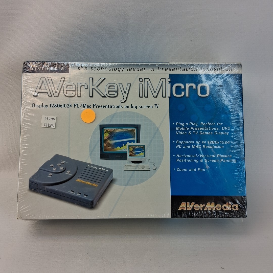 AVERMEDIA AVerKey PC/Mac to TV Video Display Converter 1280 x 1024  NEW
