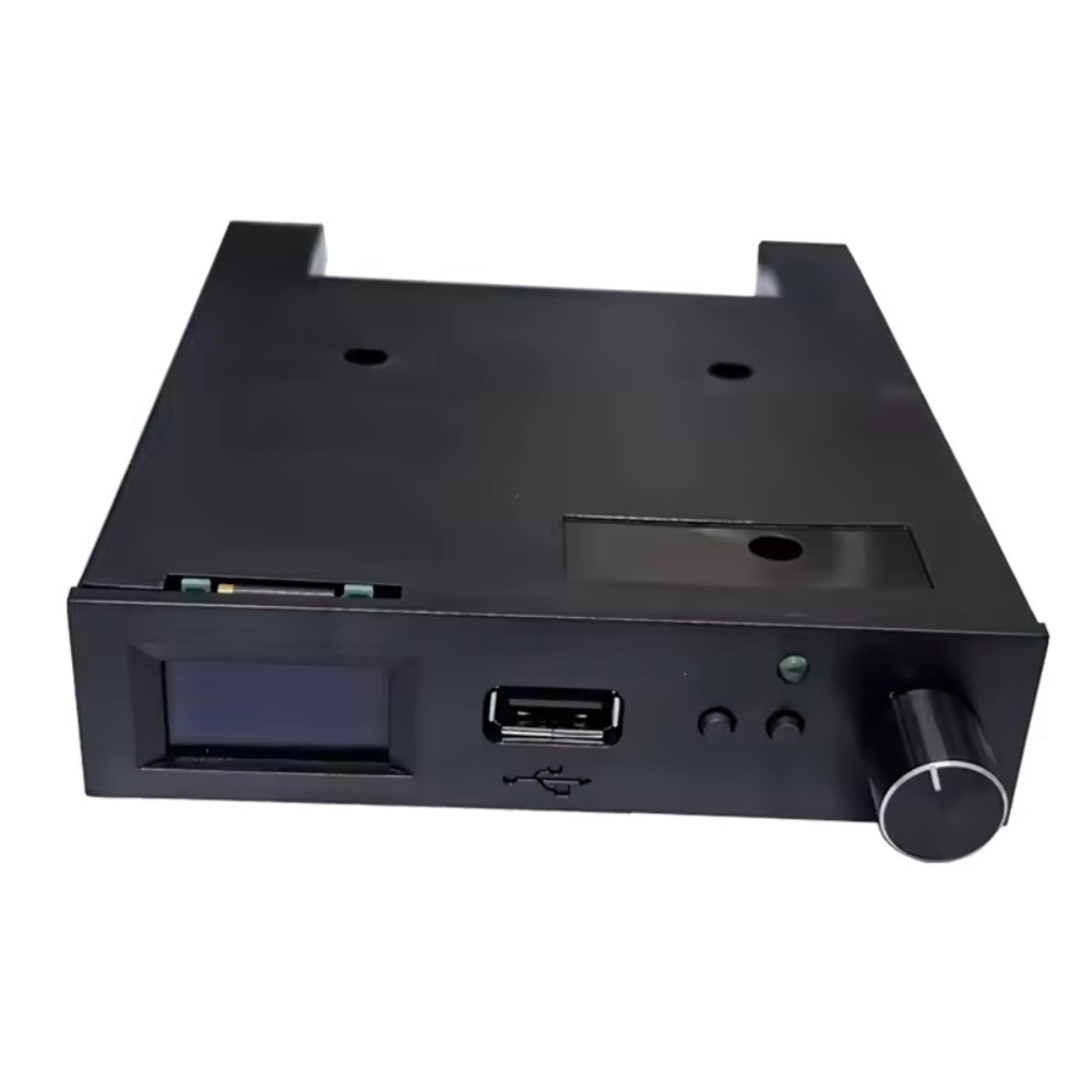Gotek Floppy Drive Emulator / Rotary Encoder OLED Flash Floppy Drive, Black