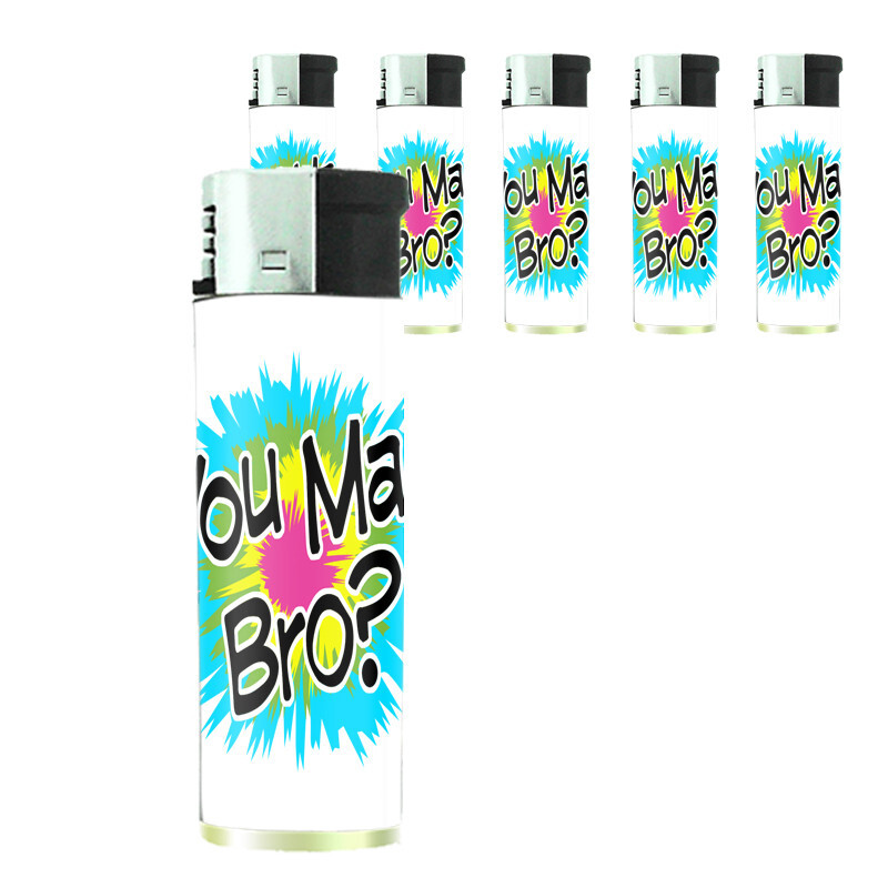 You Mad Bro D5 Set of 5 Electronic Butane Lighter