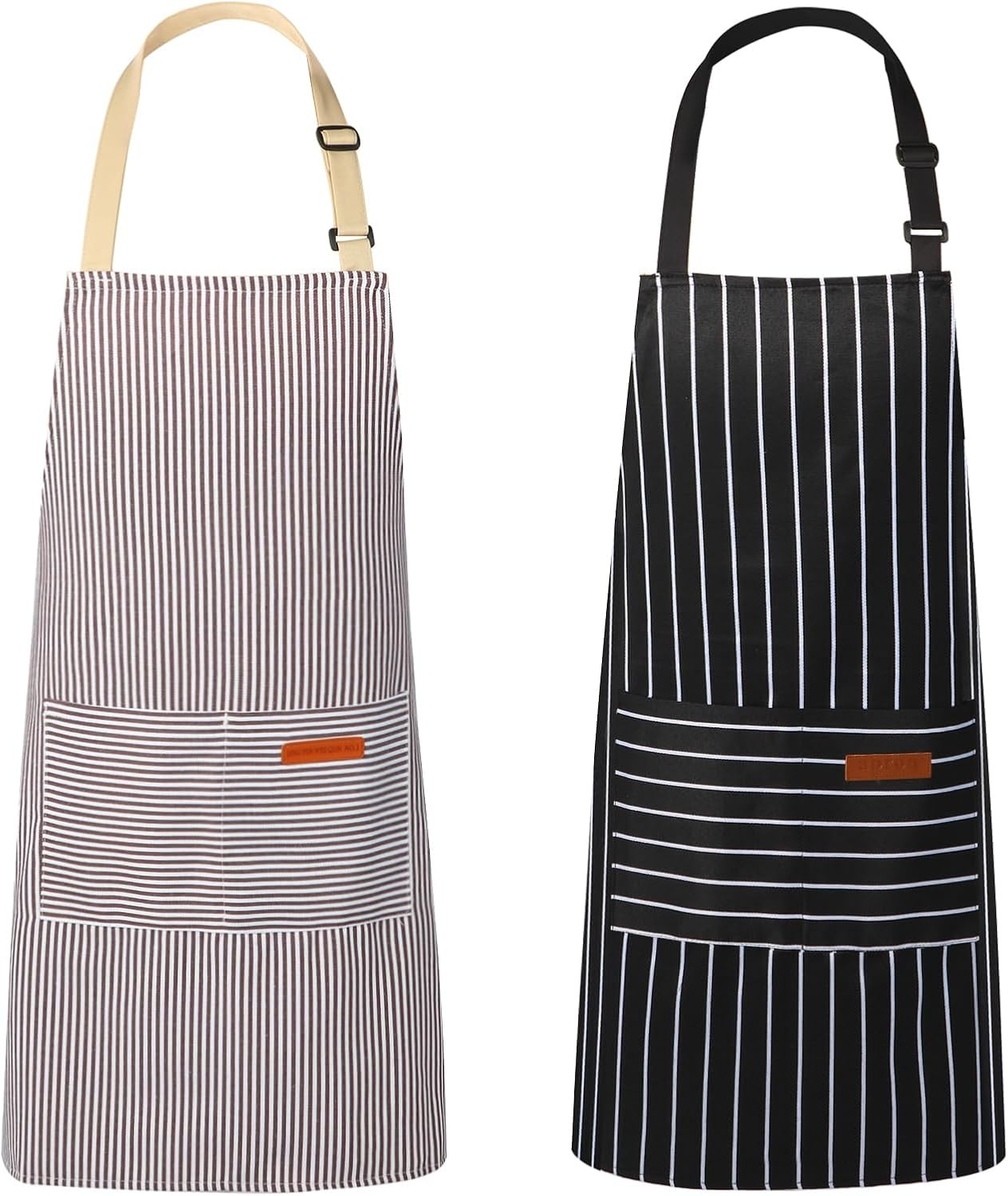VME Kitchen Aprons, Apron for Cooking Poets, Unisex Adjustable Ne