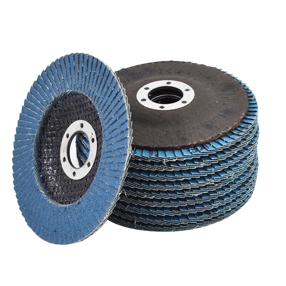 10 Pcs 4.5" × 7/8" 60 Grit T29 Premium Zirconia Flap Disc Sanding Grinding New