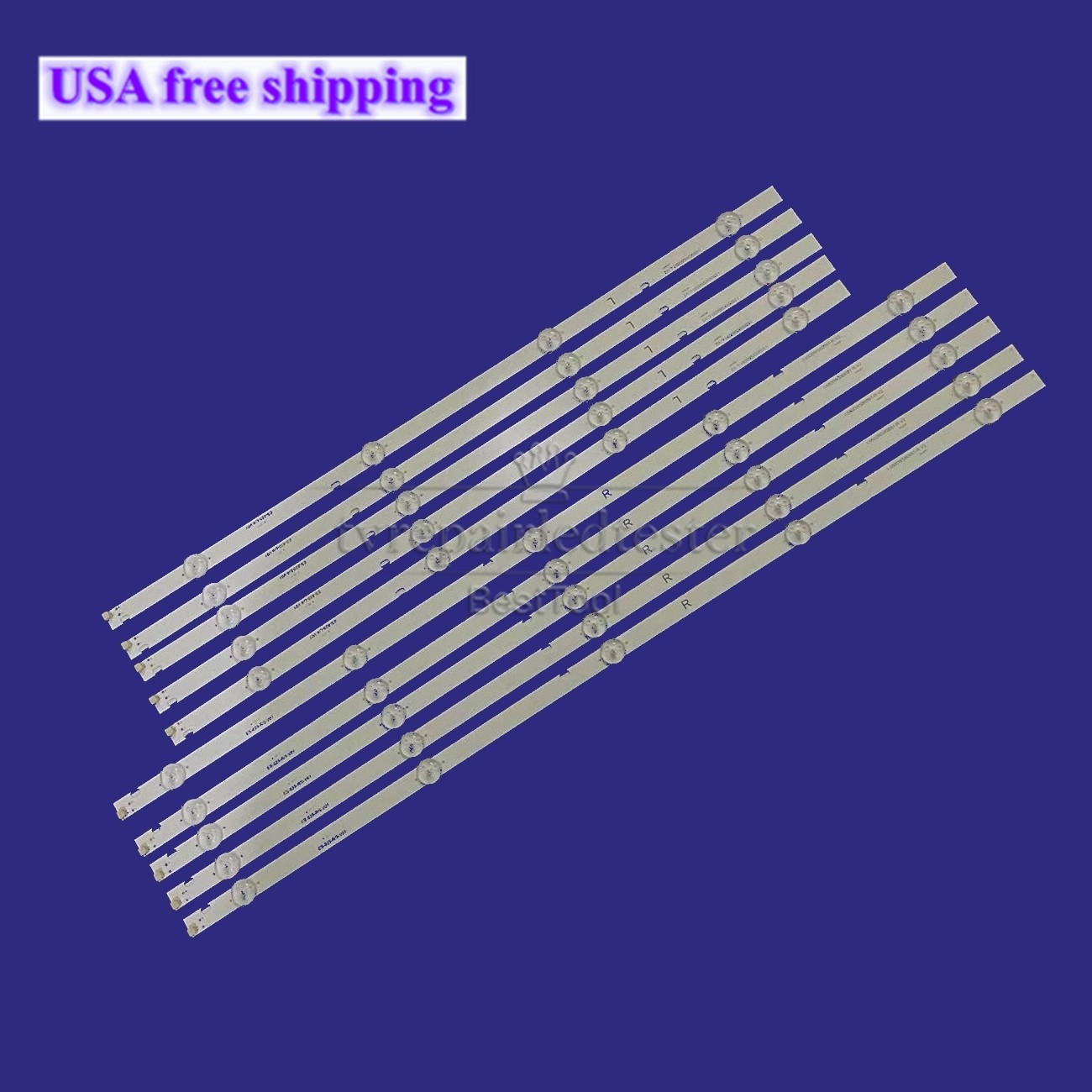 LED Backlight Strips For Vizio D55-F2 I-5500WS80091-R-V2 I-5500WS80091-L-V2