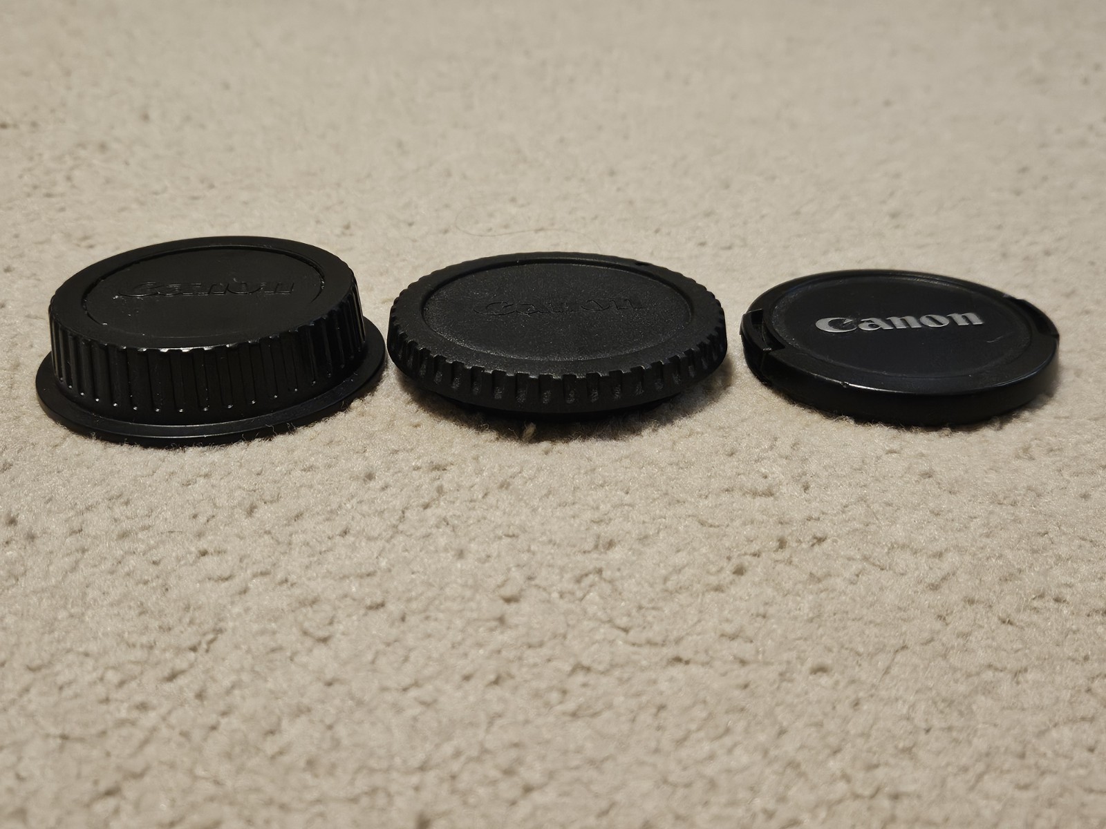 Canon EOS Camera Lens Covers