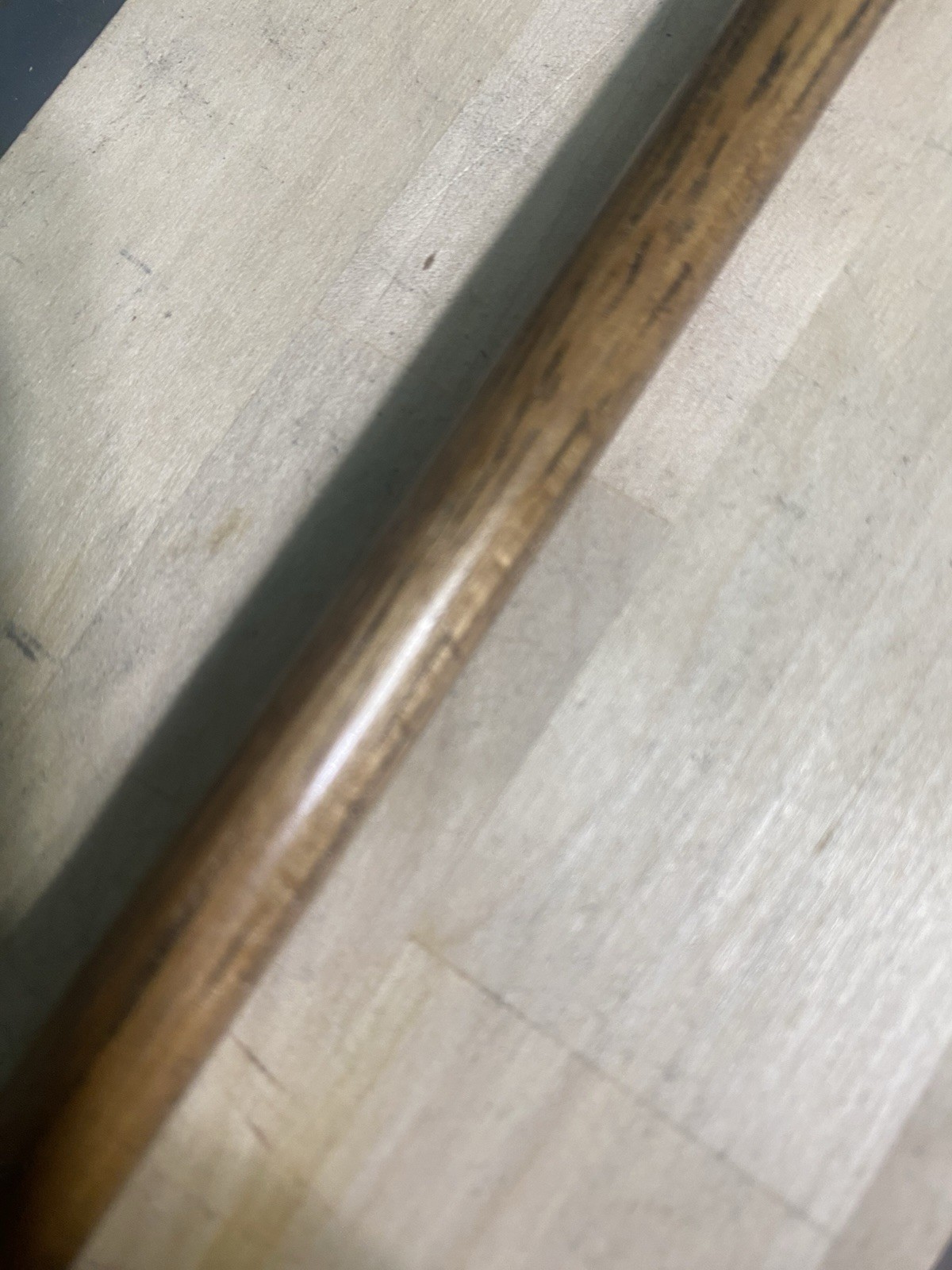 Hickory Ramrod 36” Long X 1/2” Diameter with Brass Tips.