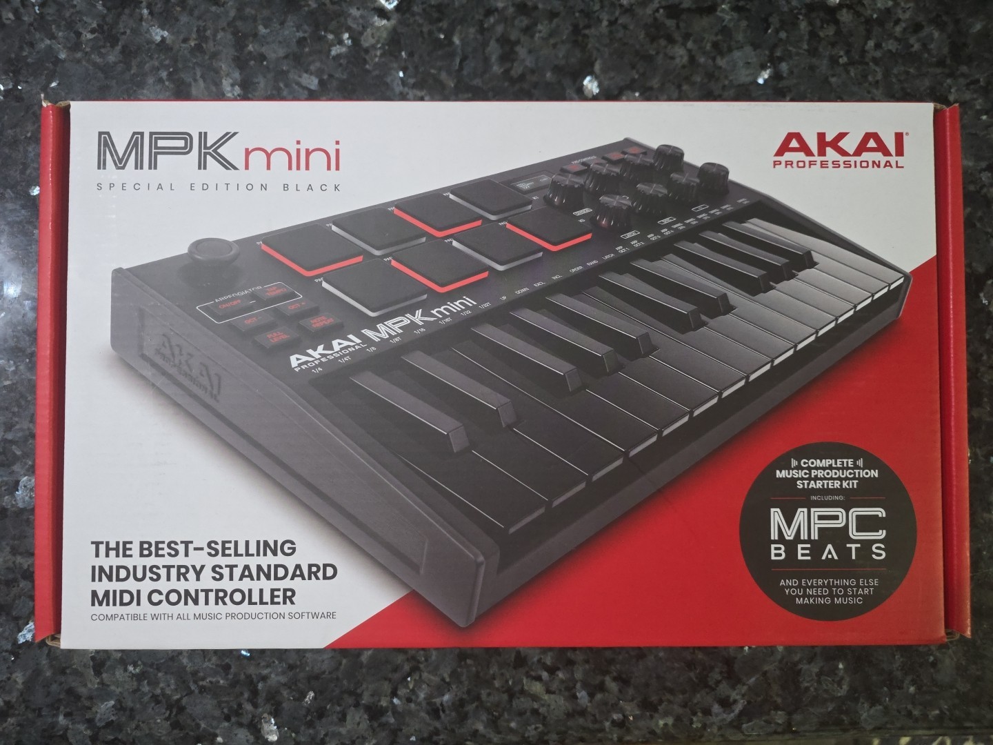 Akai MPK Mini MK3 25 Keys Keyboard Controller - Black