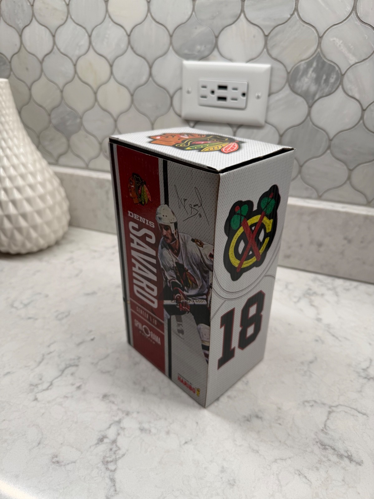 Denis Savard Spin O Rama Bobblehead - In Original Packaging