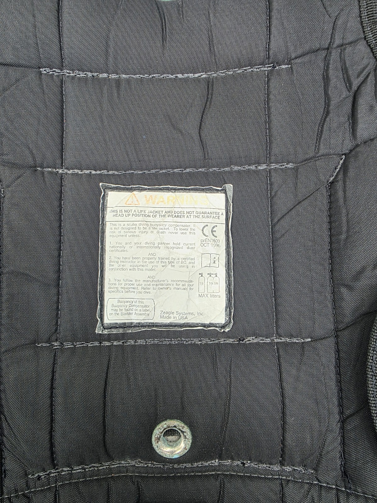 INTESPIRO BCD For Scuba Diving Jacket Size - MD