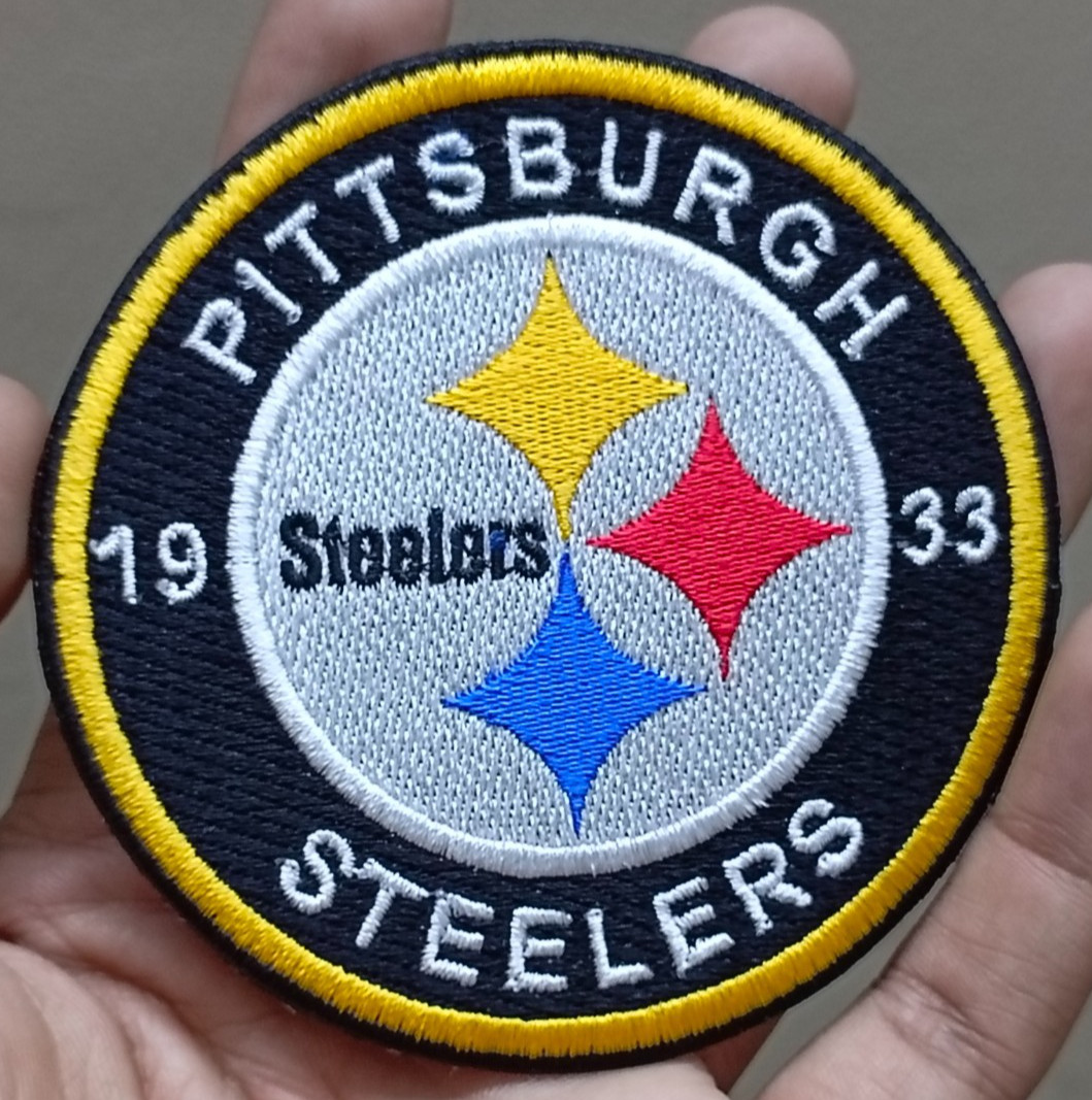 Pittsburgh Steelers NFL Team Logo Iron On Patch - Sew Patch - Embroidered Patch