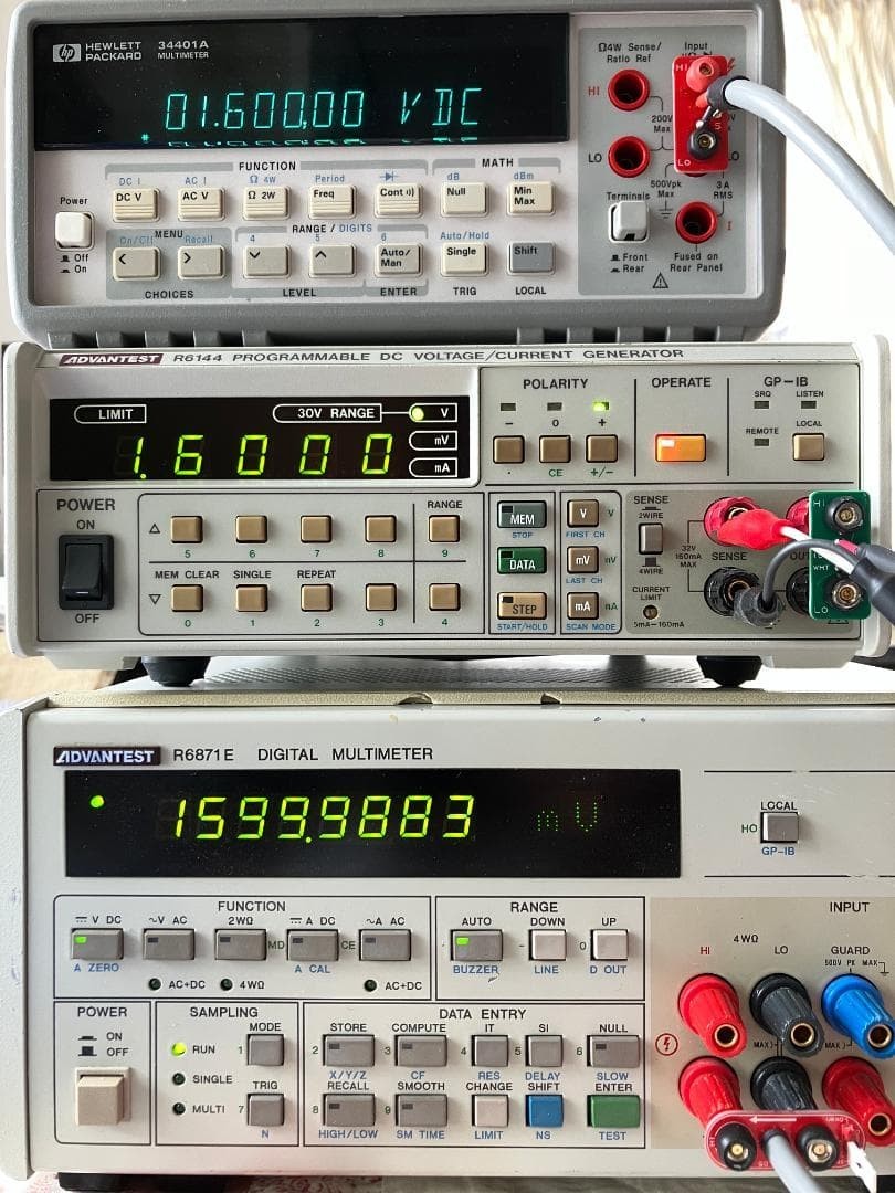 ADVANTEST R6144 Programmable DC Voltage Current Generator Calibrator GPIB Japan