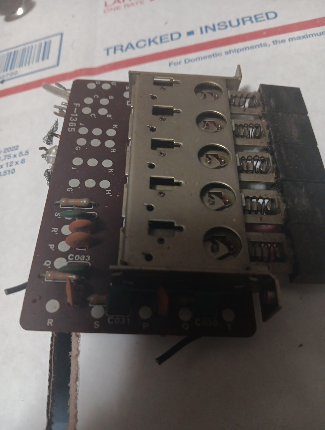 Sansui QR-4500 Push Button Board F 1365