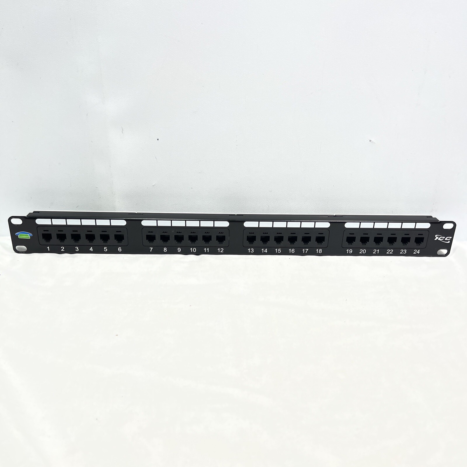 ICC 24-Port USOC 6P6C Patch Panel # ICMPP024U6