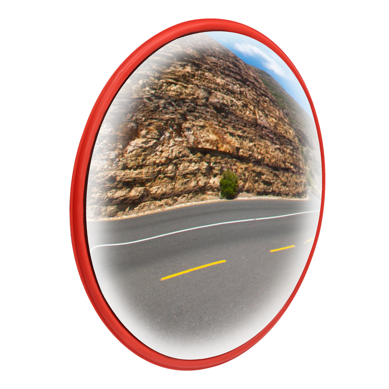 18"/45cm Security Mirror PC Convex Traffic Parking Wide Angle Safety Mirror