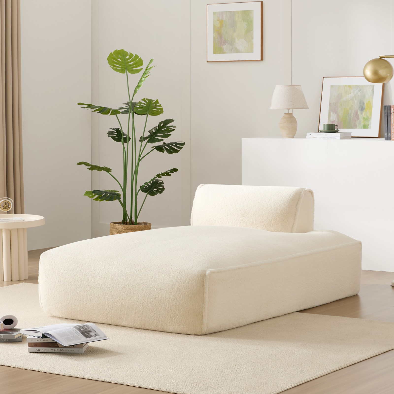 72"Oversized Modular Sofa,Fully Compressed,Left-handed face,Spacious Foam-Fille