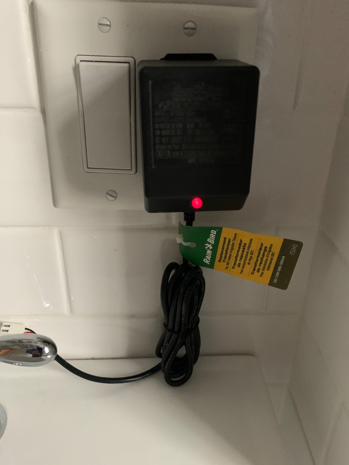 Rainbird UT-1 OEM Sprinkler Timer Electrical Plug/Transformer