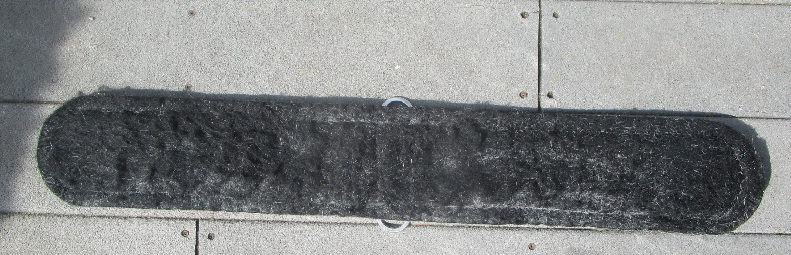 30'' WEAVER FELT WESTERN SMART CINCH BLACK