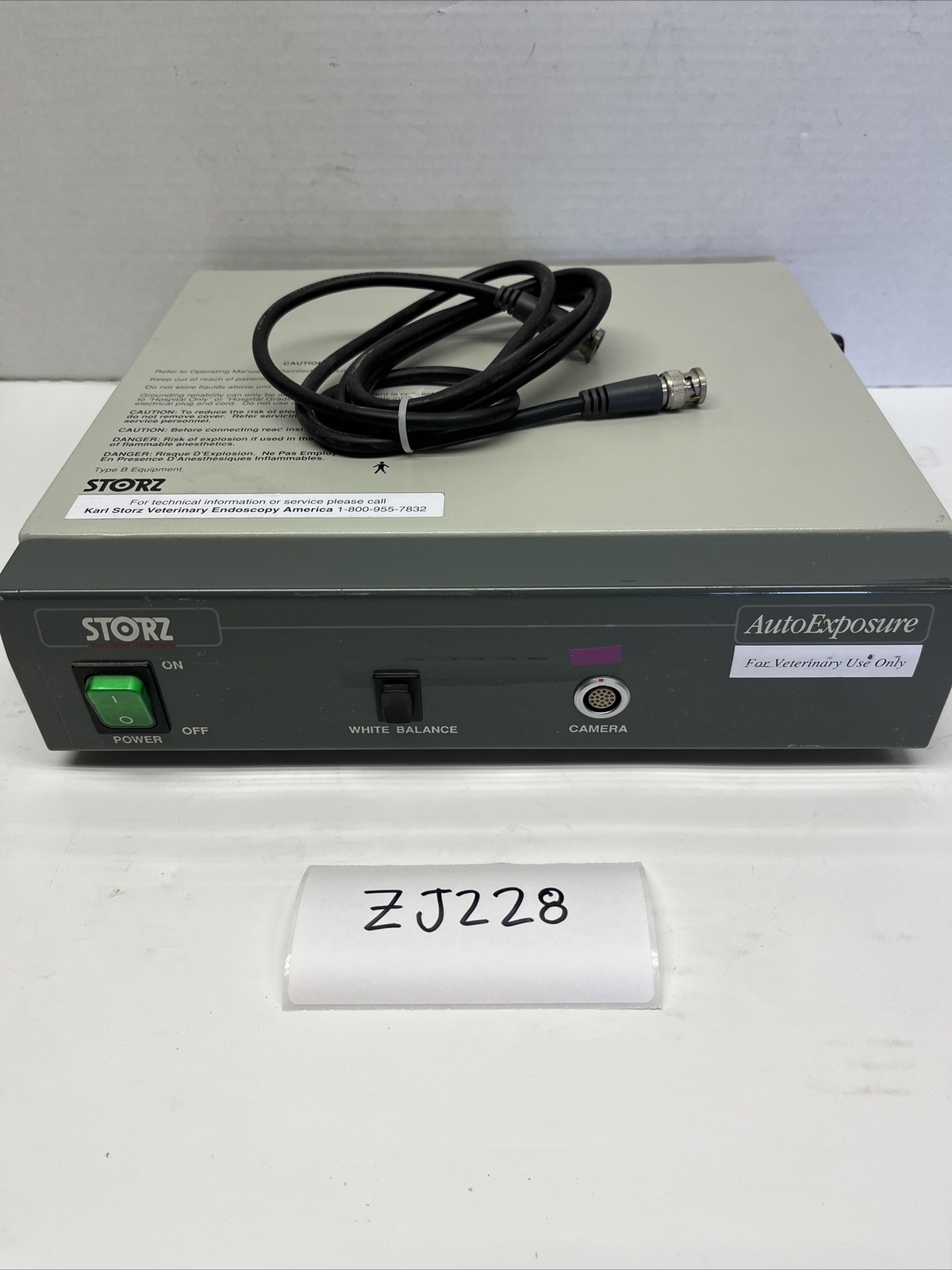 KARL STORZ AUTO EXPOSURE 9050BV/9050B CAMERA CONTROL UNIT, Used