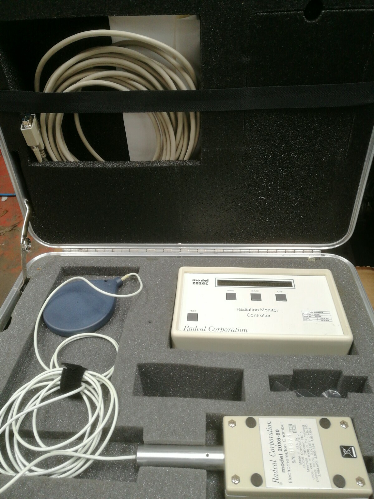 Radcal Radiation Monitor Controller Model 2026C