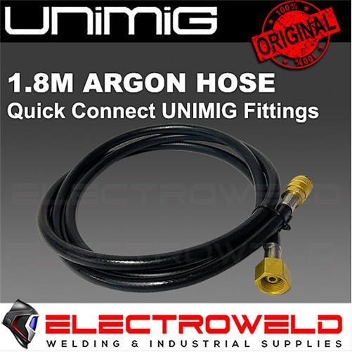 UNIMIG 1.8M Argon Hose Quick Connect Fittings Gas Welding Regulator Torch U31002