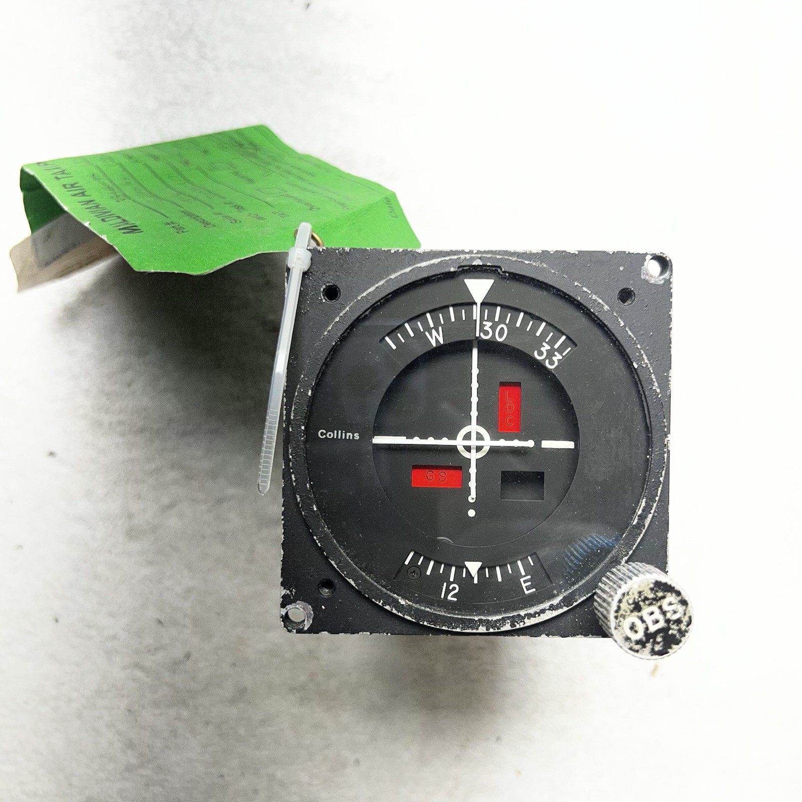 Collins Course Indicator PN: 522-3306-011 Serviceable