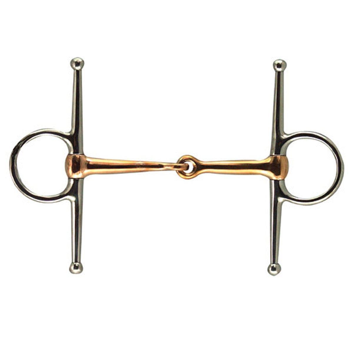 Coronet Copper Mouth Full Cheek Snaffle Bit