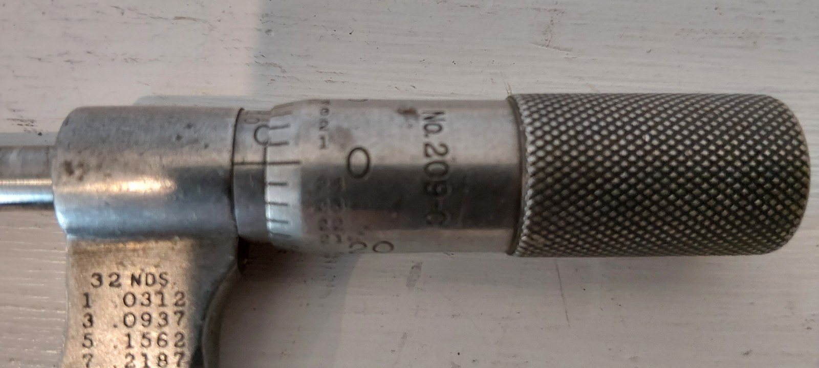Starette No. 209 1" Micrometer (Works Nicely)