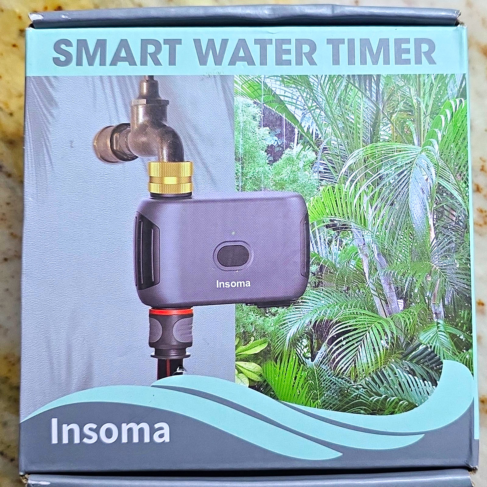 Insoma SGW03WF Smart Tap/Hose Water Timer WiFi App Control Rain Delay IPX5 3/4"