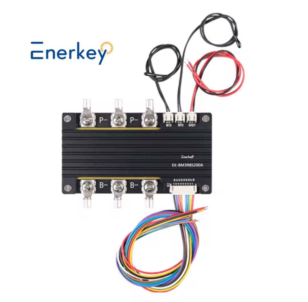 Enerkey 8S 24V 200A Smart BMS for Li-ion Battery Packs – With Aluminum Heat Diss