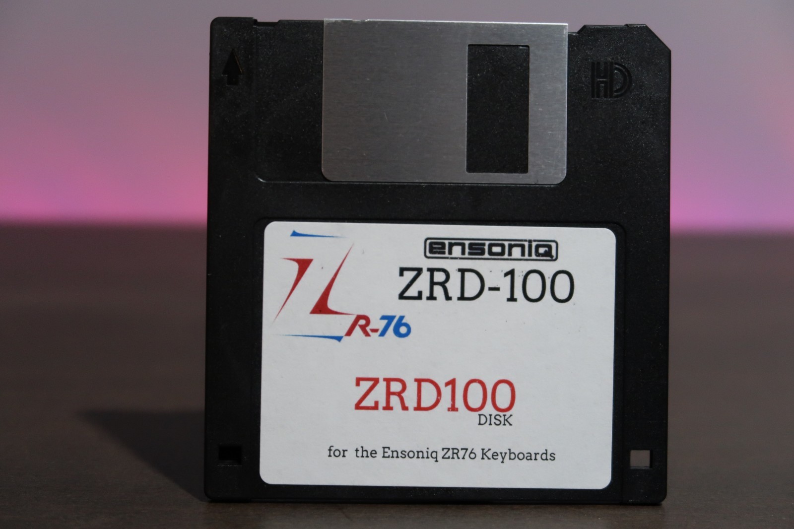 Ensoniq ZR Series ZRD-100 In Box Sound & Rhythm Factory Disk - ZR76 ZR-76 ZRD100
