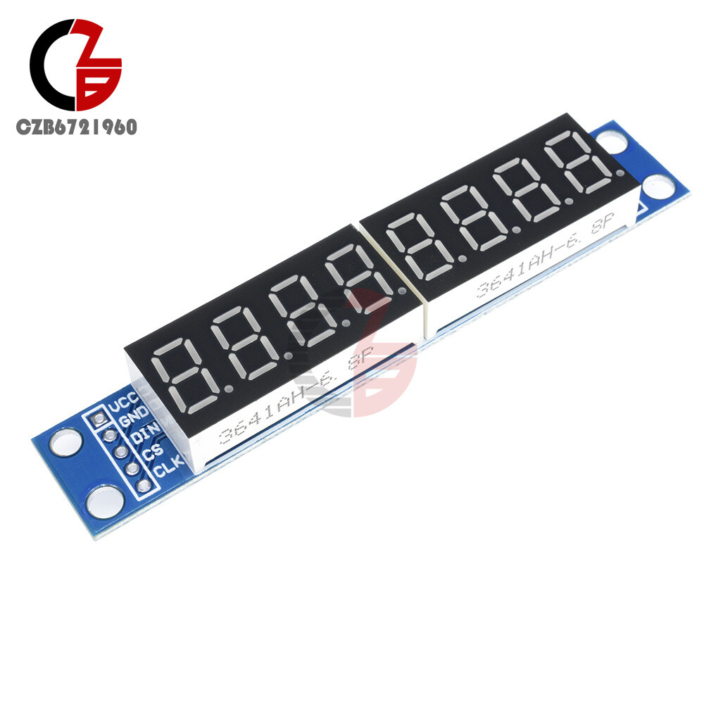 MAX7219 8-Bit LED Display 7 Segment Digital Tube Module For Arduino Raspberry Pi