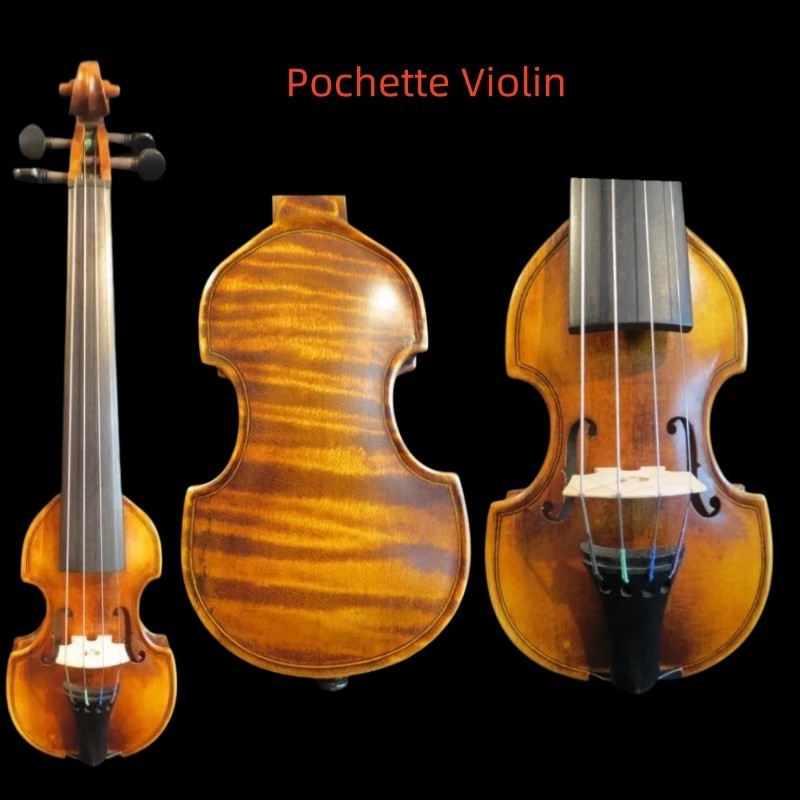 Baroque Pochette Violin, SONG Brand Small Pocket Violin, Body length 5 5/8"
