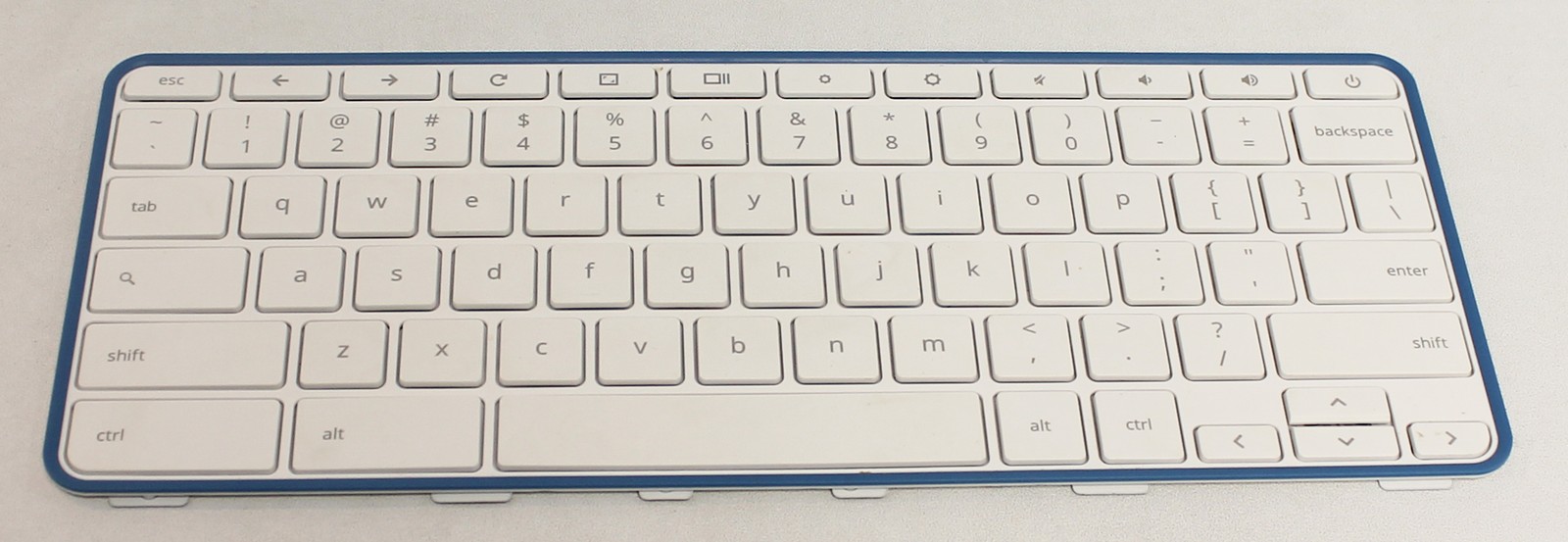 NSK-G30SQ Hp Keyboard White W/Blue Frame Us Chromebook 11 Series "GRADE A"