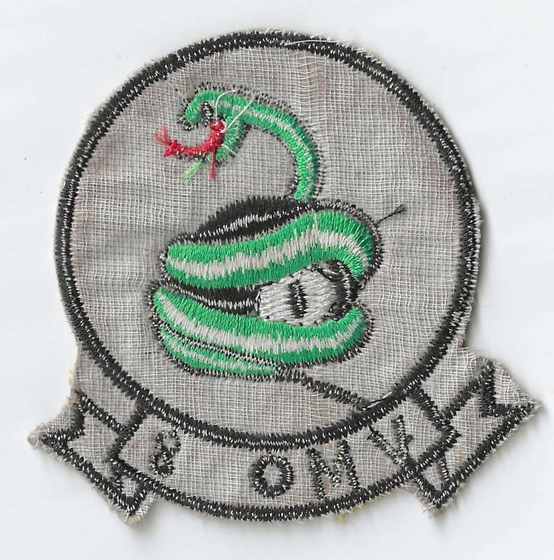 Original Vietnam War Jacket Patch - USMC VMO-8 Marine Observation Squadron 8