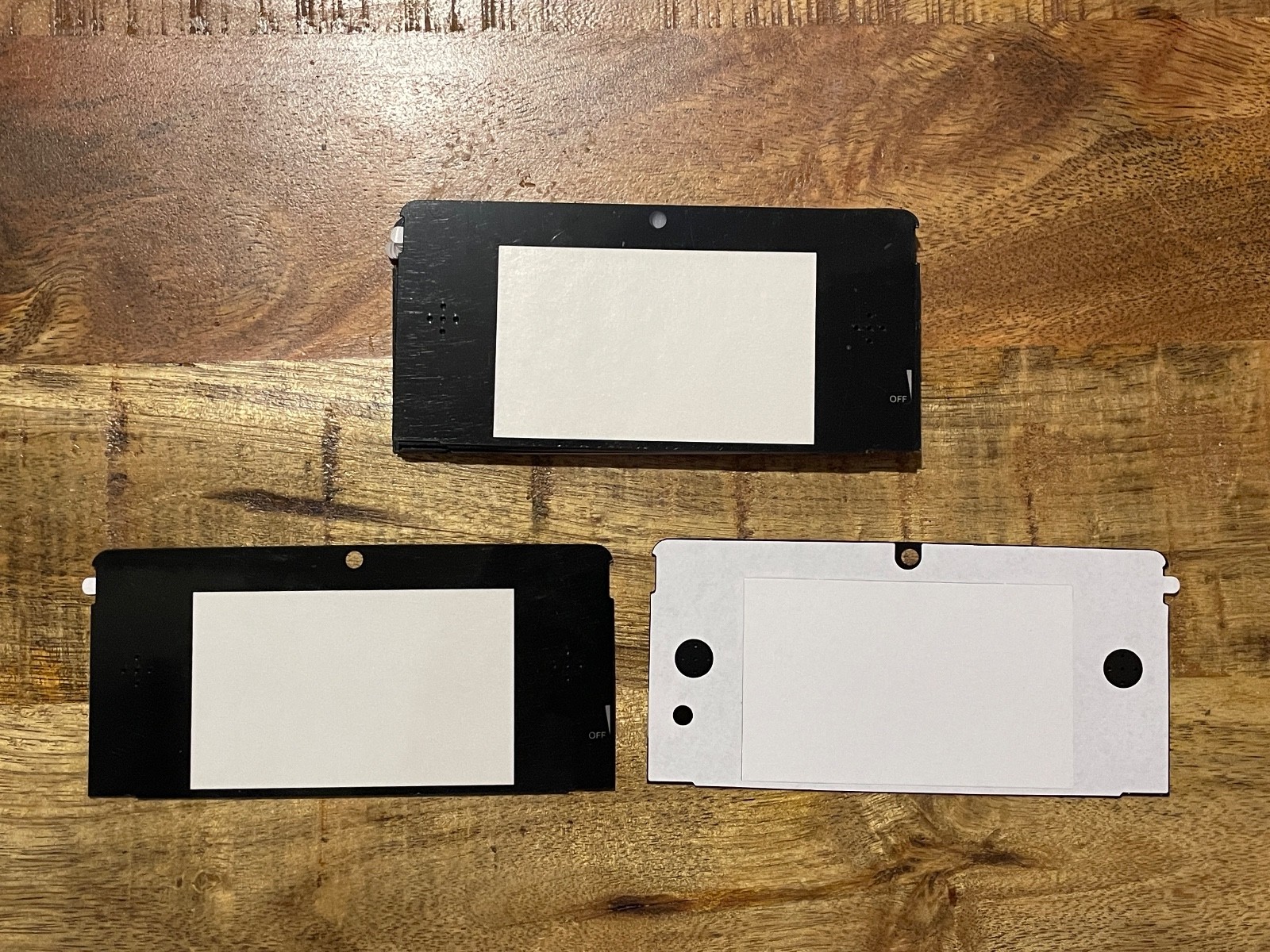 Top Screen Protector Front LCD Cover Lens Replacement For Nintendo 3DS - USA!