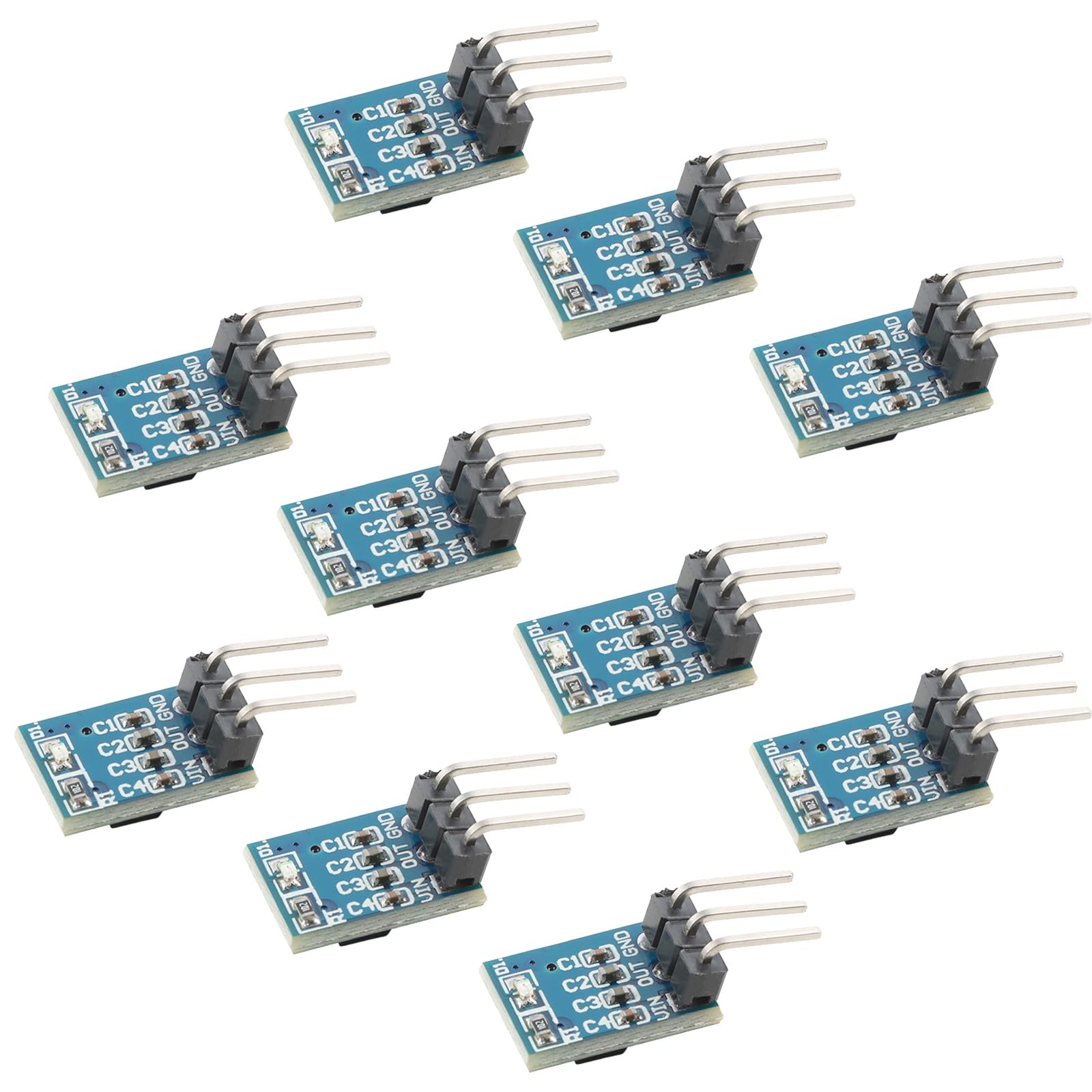 10 PCS AMS11173.3 3.3V LDO Linear Regulator 800mA Power Module inLine 3Pin