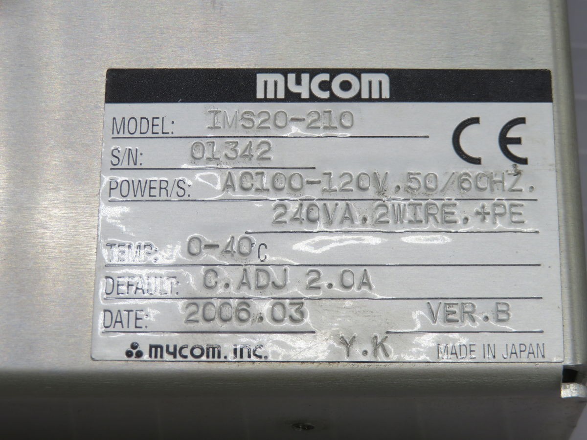 MYCOM IMS20-210 STEPPING DRIVE T246361