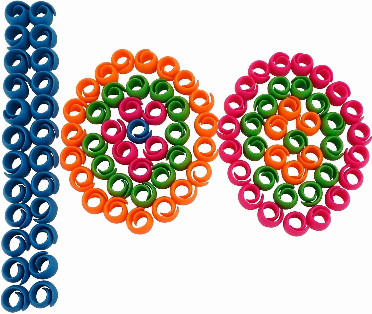 Thread Spool Savers 100PCS Silicone Spool Huggers Sewing Organizer