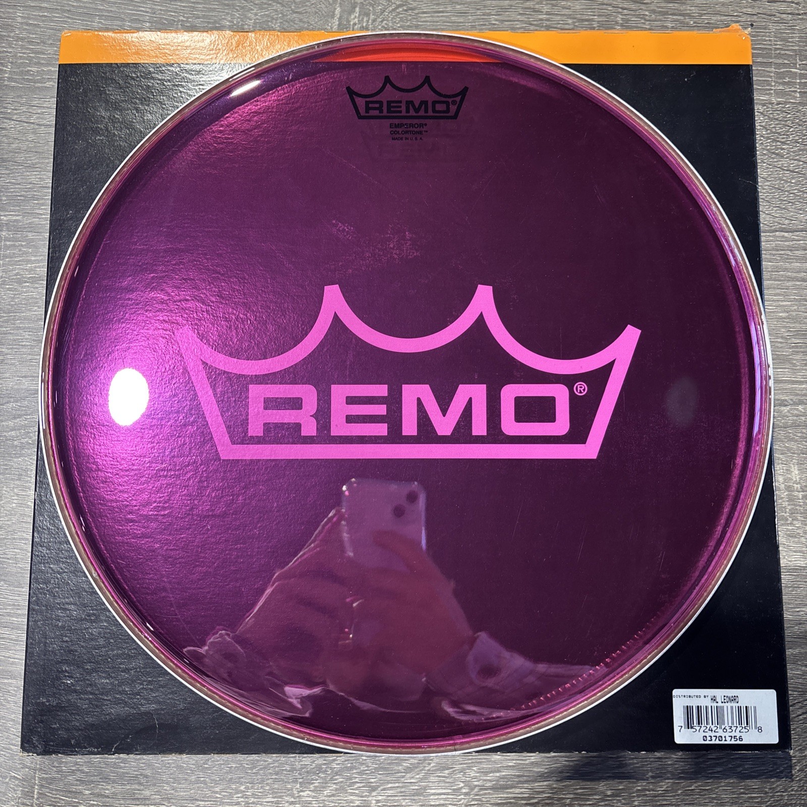 Remo Emperor Colortone Pink Drum Head 14 in.