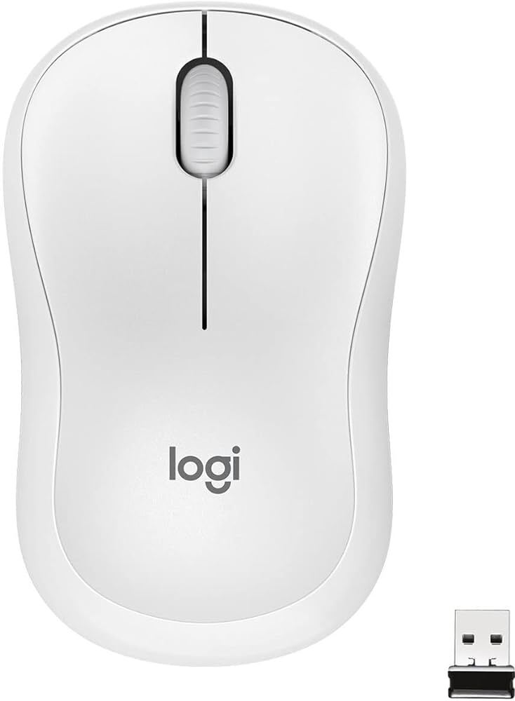 Logitech M220 Silent Touch Optical Mouse W/ Nano Receiver - White (IL/GM1-115...