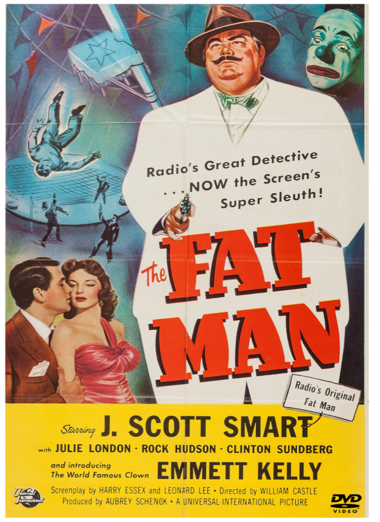 THE FAT MAN  1951 DVD Murder Mystery  Julie London  Rock Hudson  Jayne Meadows