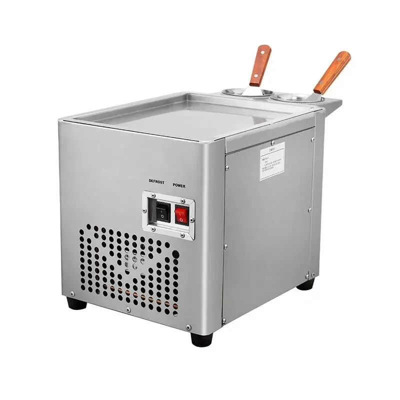 Commercial Small Fried Ice Cream Roll Machine Fried Ice Porridge Machine